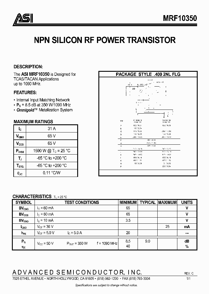 MRF10350_323286.PDF Datasheet