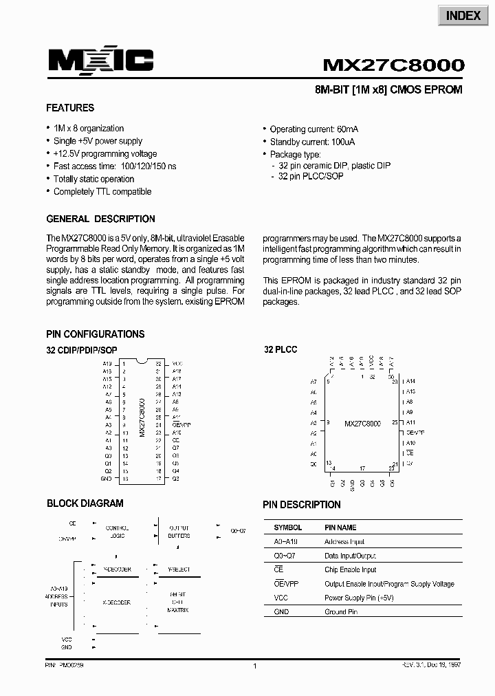 MX27C8000_349142.PDF Datasheet