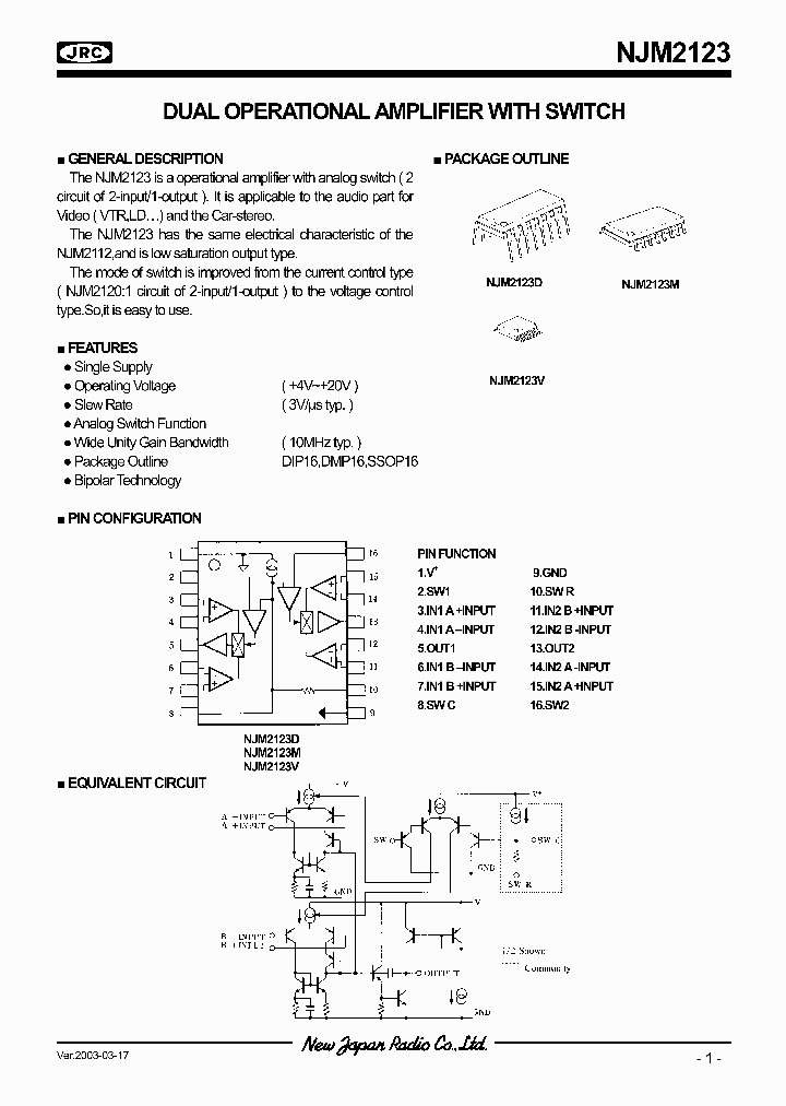 NJM2123_342245.PDF Datasheet