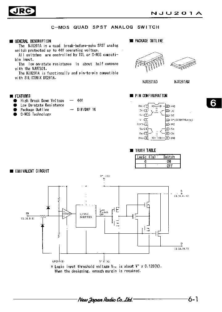 NJU201A_198072.PDF Datasheet