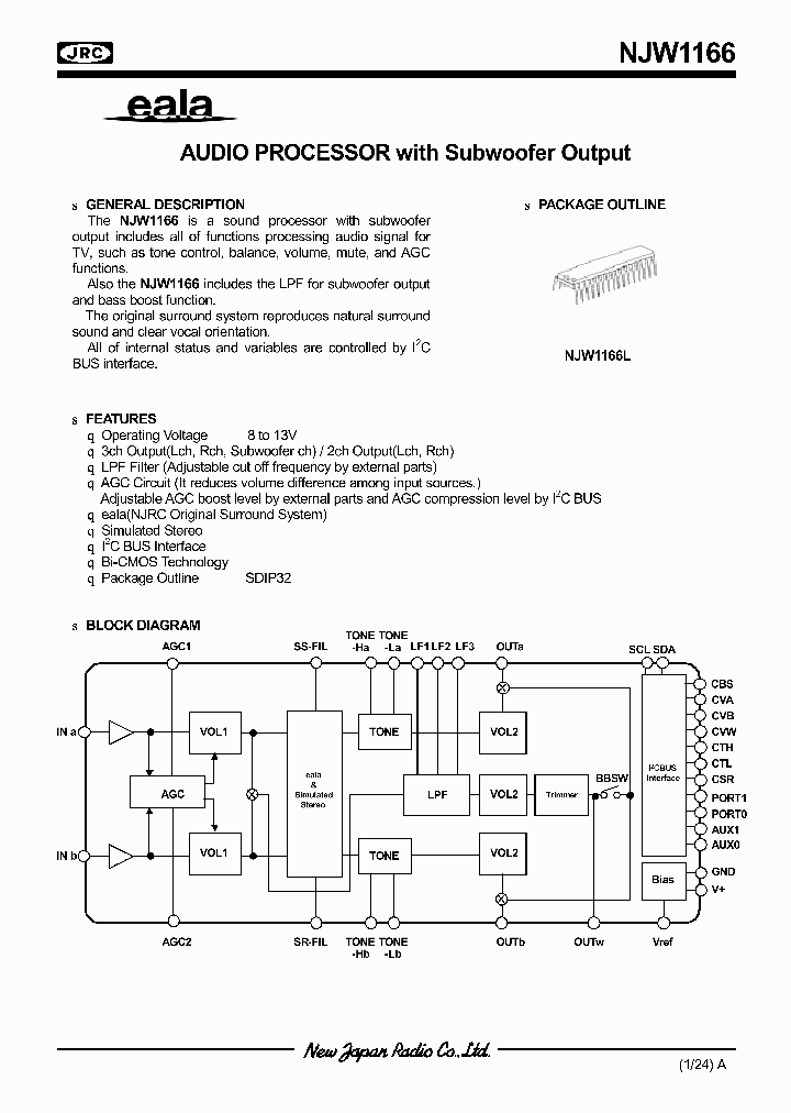 NJW1166_321922.PDF Datasheet