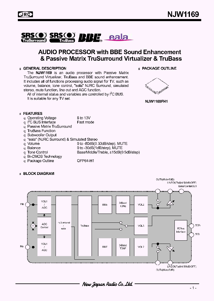 NJW1169_319074.PDF Datasheet