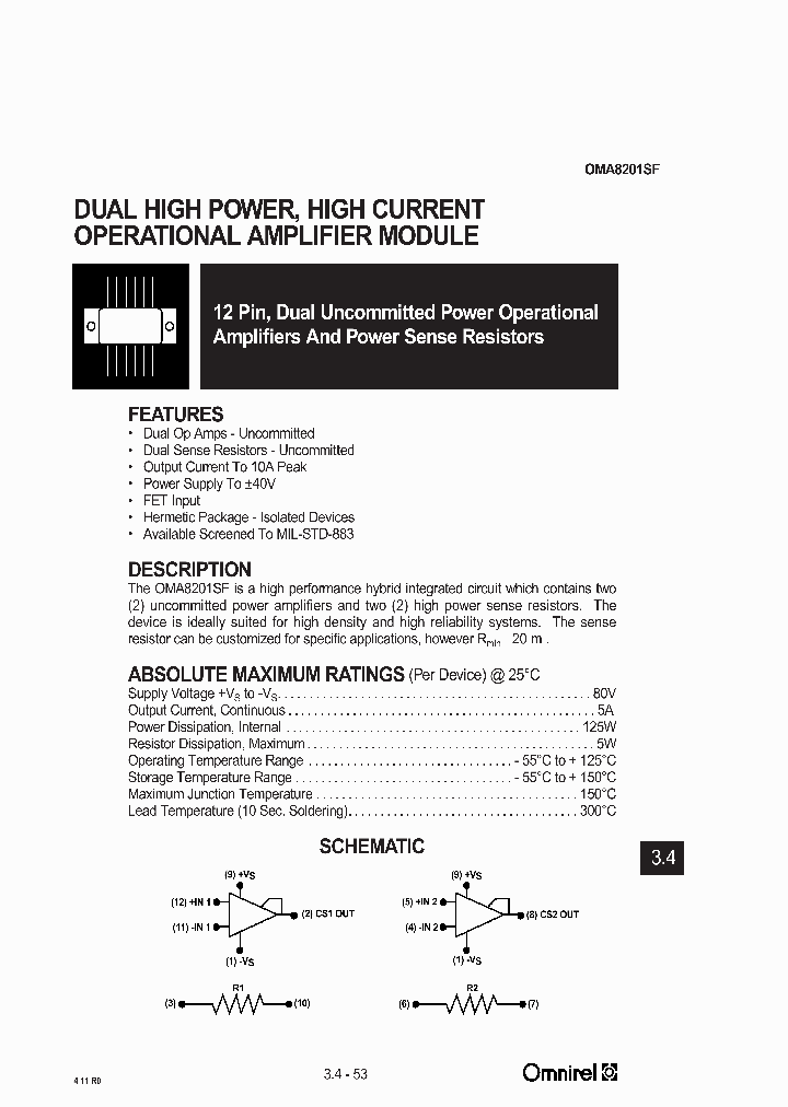 OMA8201SF_188746.PDF Datasheet