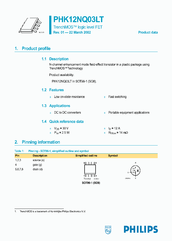 PHK12NQ03LT_328258.PDF Datasheet