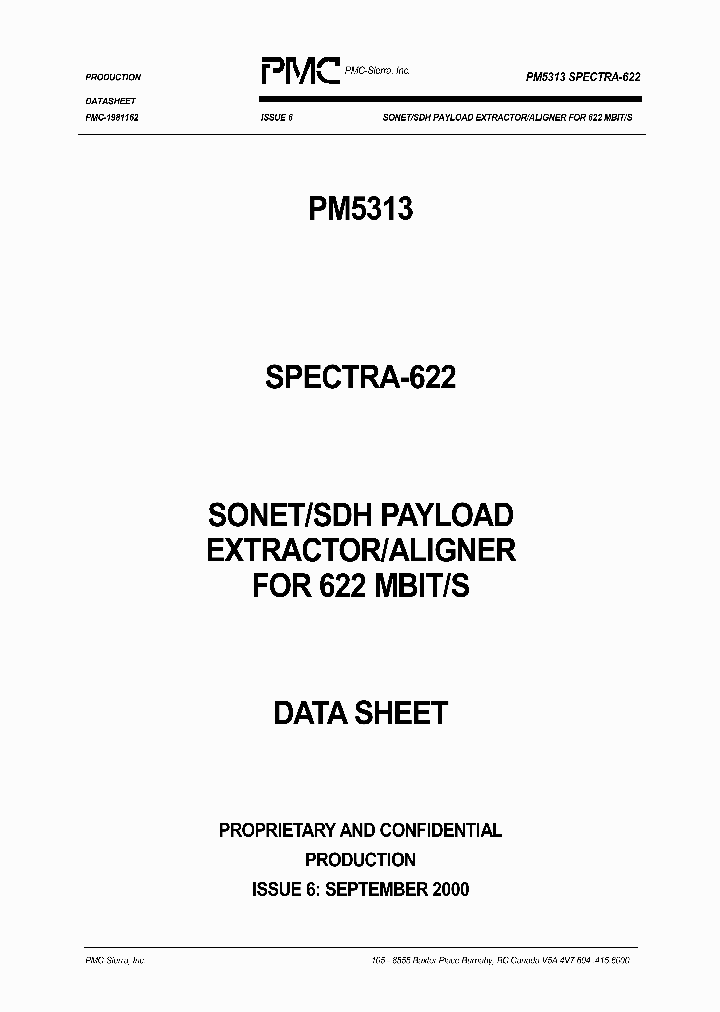 PM5313-BI_335612.PDF Datasheet
