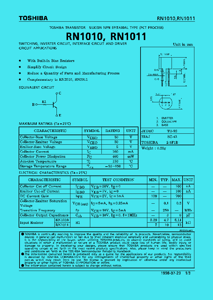RN1011_326631.PDF Datasheet