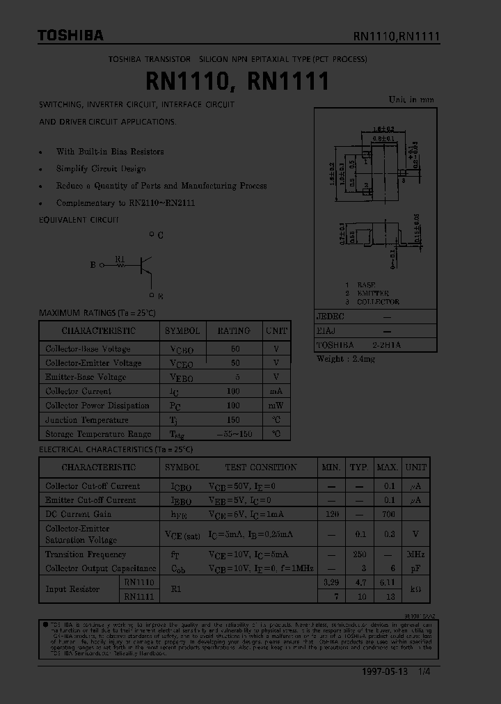 RN1111_277364.PDF Datasheet