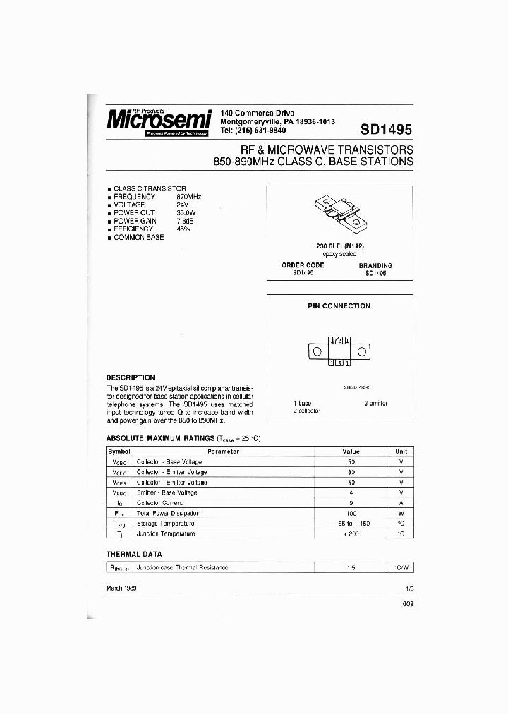 SD1495_343446.PDF Datasheet Download