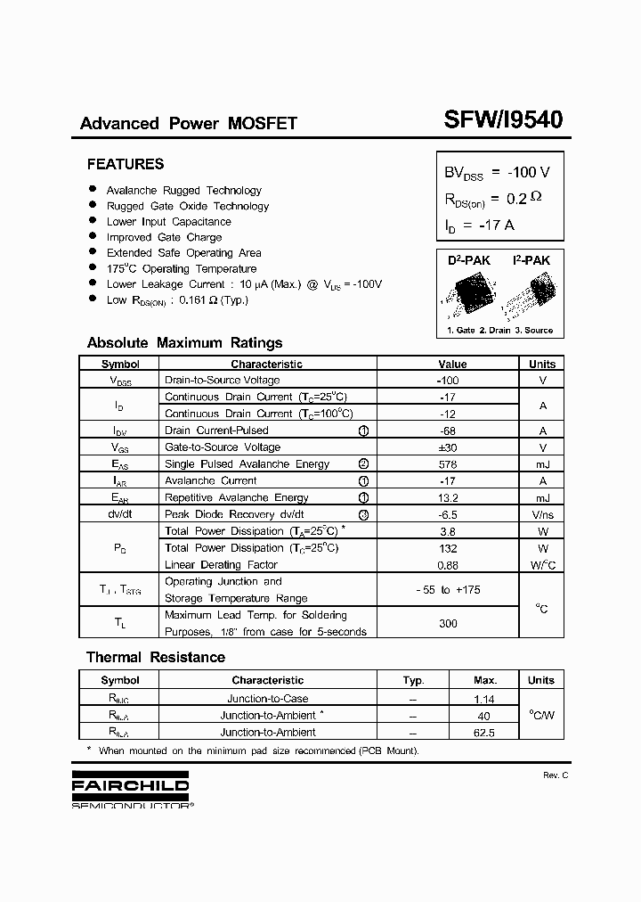 SFI9540_359311.PDF Datasheet