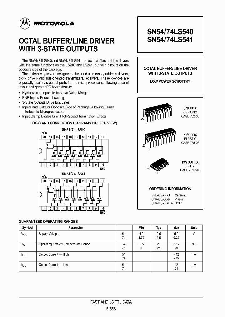 SN74LS540DW_335286.PDF Datasheet