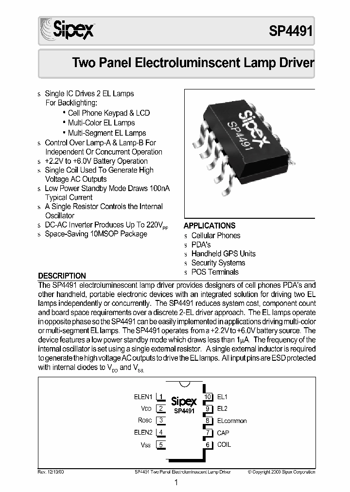 SP4491UEB_322001.PDF Datasheet