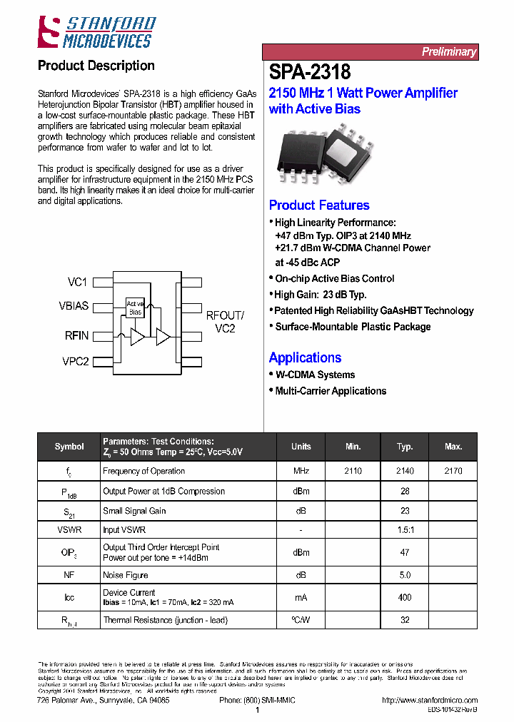 SPA-2318_339551.PDF Datasheet