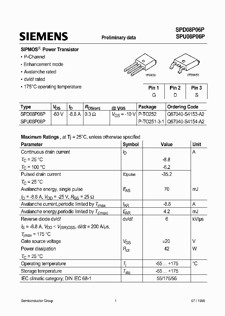 SPU08P06P_331929.PDF Datasheet