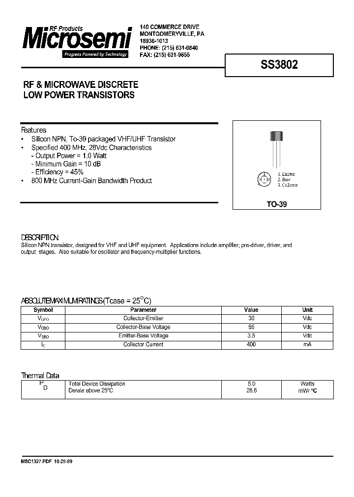 SS3802_307584.PDF Datasheet