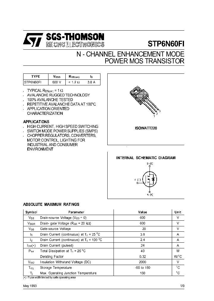 STP6N60FI_194251.PDF Datasheet