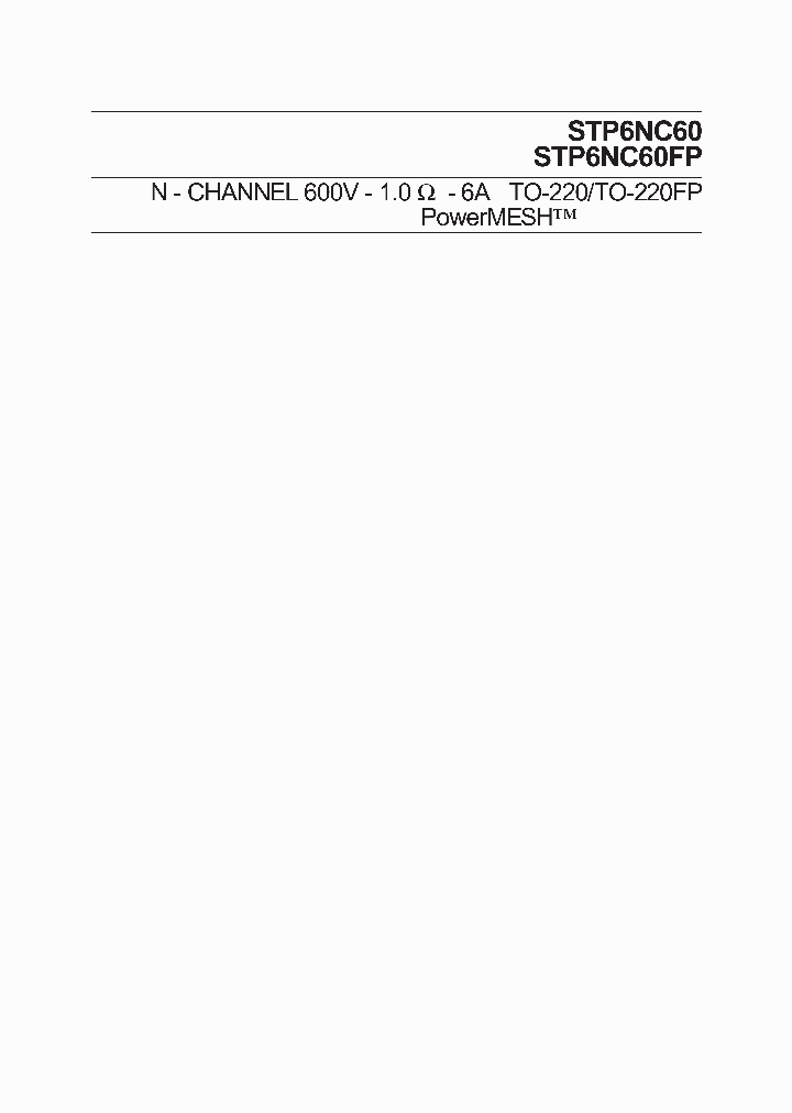 STP6NC60FP_364638.PDF Datasheet