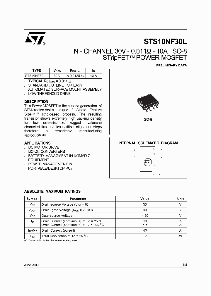 STS10NF30L_327792.PDF Datasheet