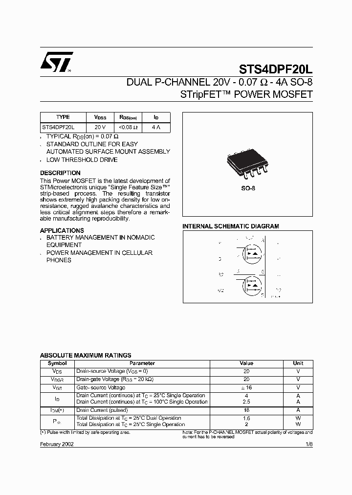 STS4DPF20L_324403.PDF Datasheet