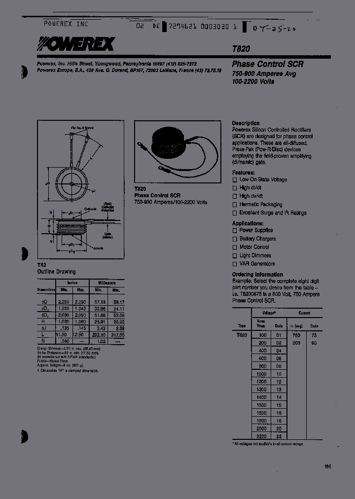 T8201590_37726.PDF Datasheet Download --- IC-ON-LINE