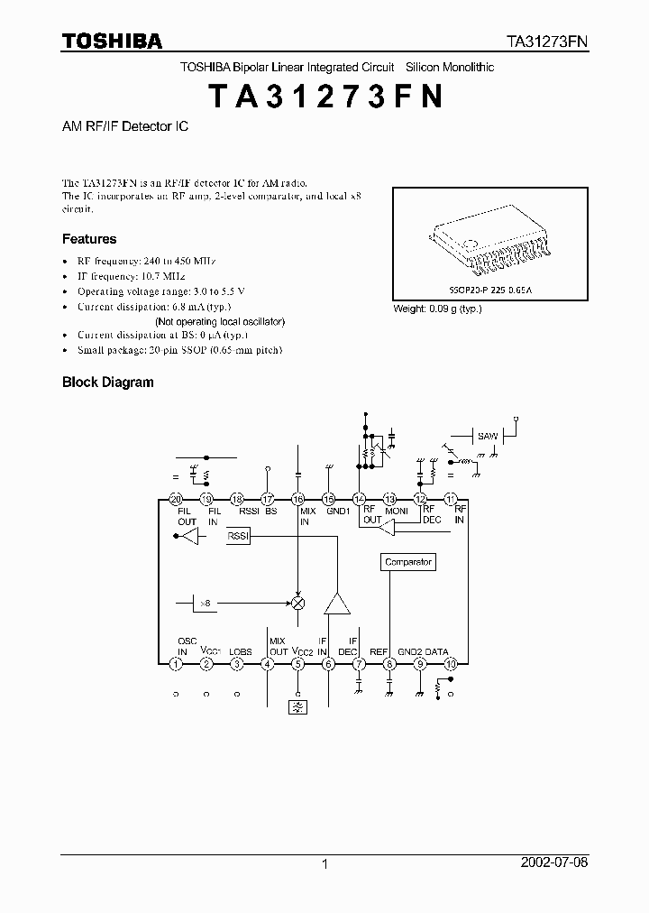 TA31273FN_337830.PDF Datasheet