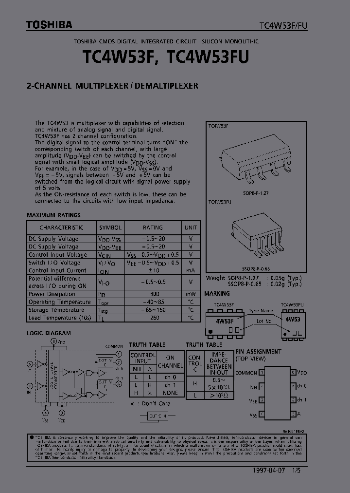 TC4W53F_71391.PDF Datasheet