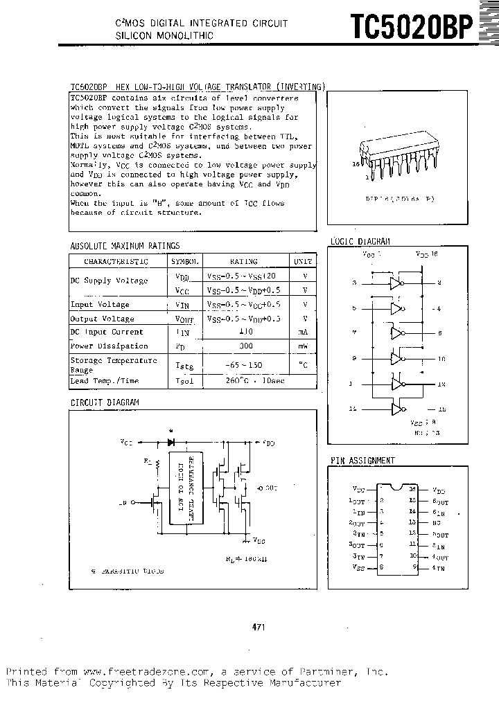TC5020BP_187508.PDF Datasheet