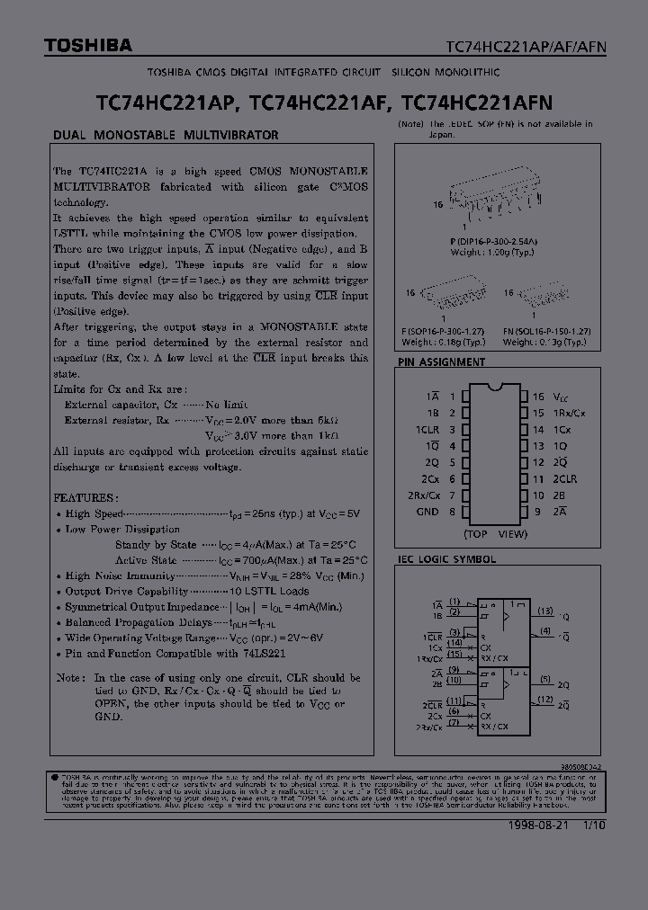 TC74HC221AFN_329083.PDF Datasheet