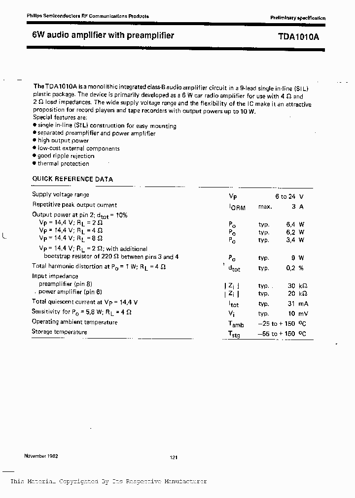 TDA1010AU_199121.PDF Datasheet