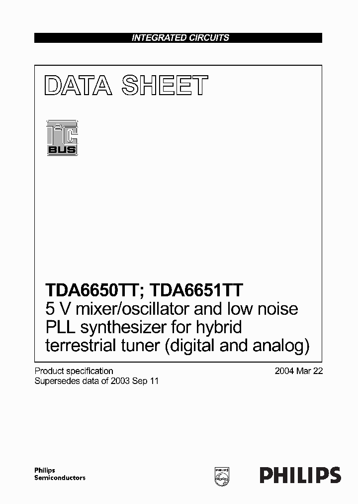 TDA6651TT_319180.PDF Datasheet