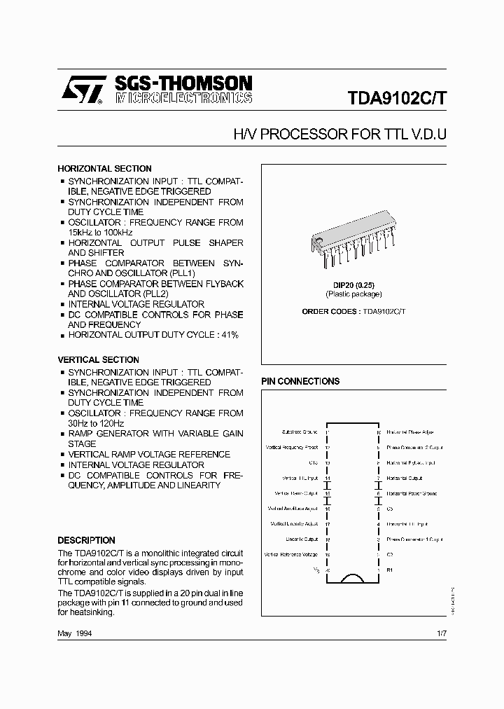 TDA9102CT_154517.PDF Datasheet