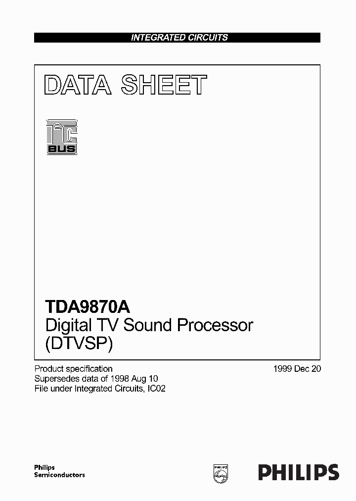 TDA9870A_322641.PDF Datasheet