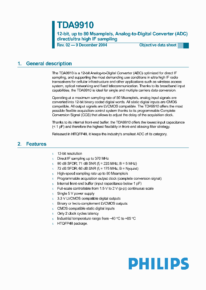 TDA9910_192726.PDF Datasheet