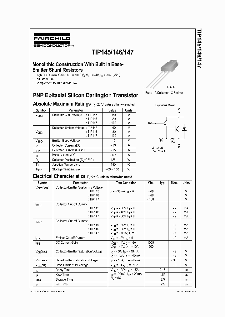 TIP147_383825.PDF Datasheet