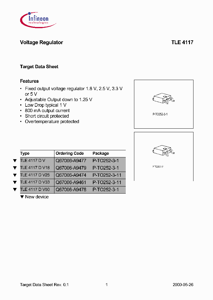 TLE4117_308040.PDF Datasheet