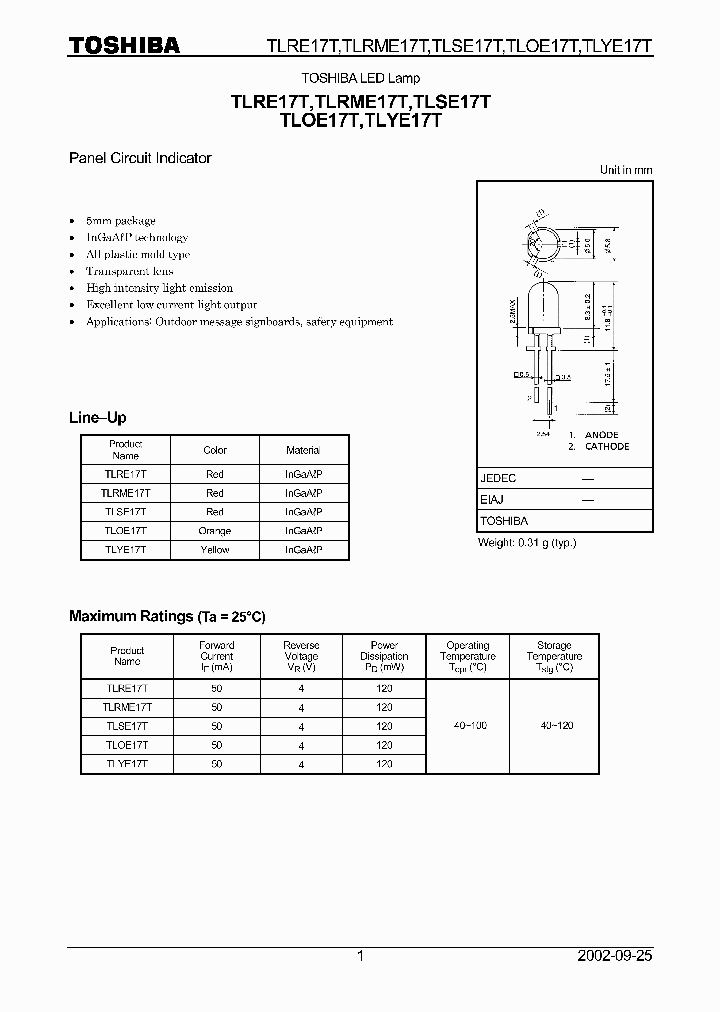 TLOE17T_349085.PDF Datasheet