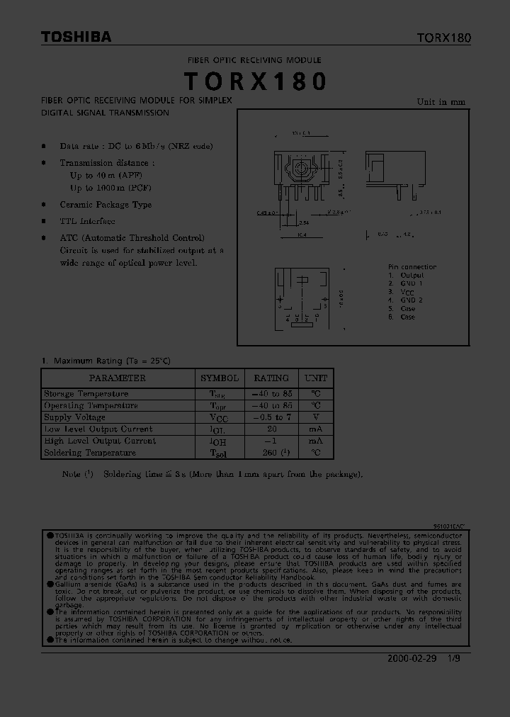 TORX180_360688.PDF Datasheet