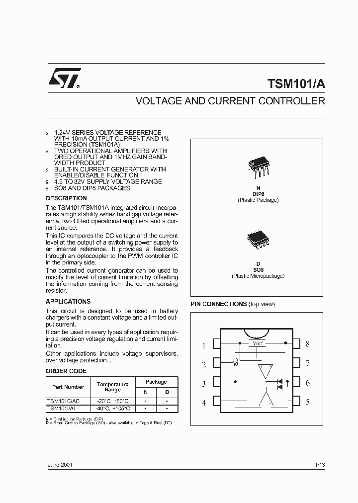 TSM101CDT_188607.PDF Datasheet