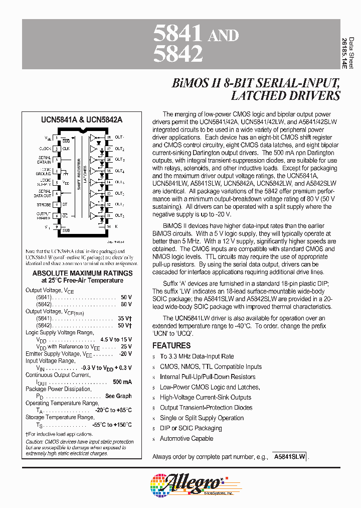 UCN5842_313909.PDF Datasheet