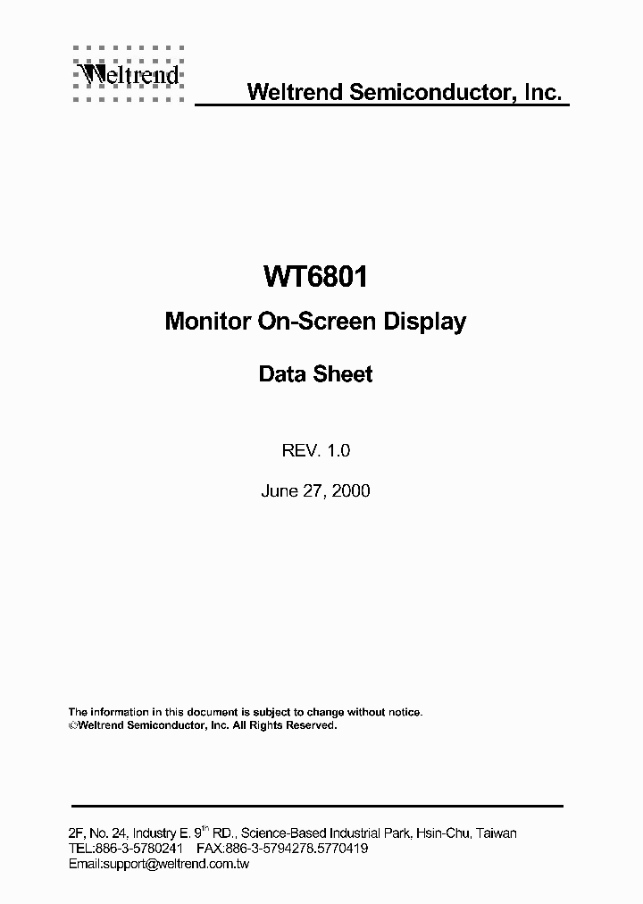 WT6801_198211.PDF Datasheet