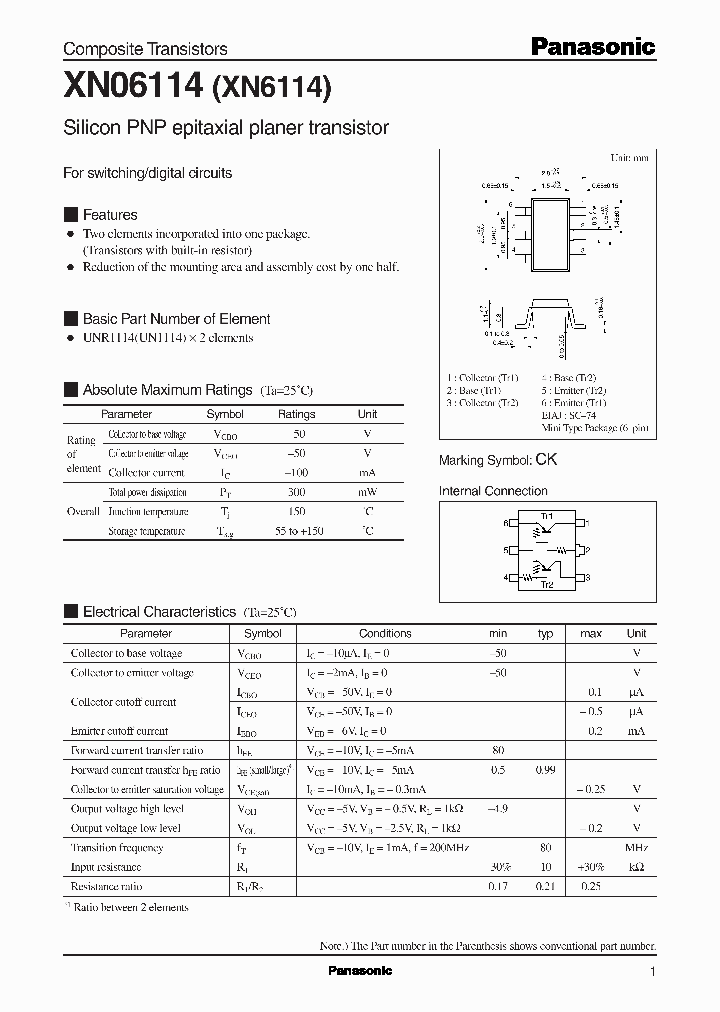 XN6114_307992.PDF Datasheet