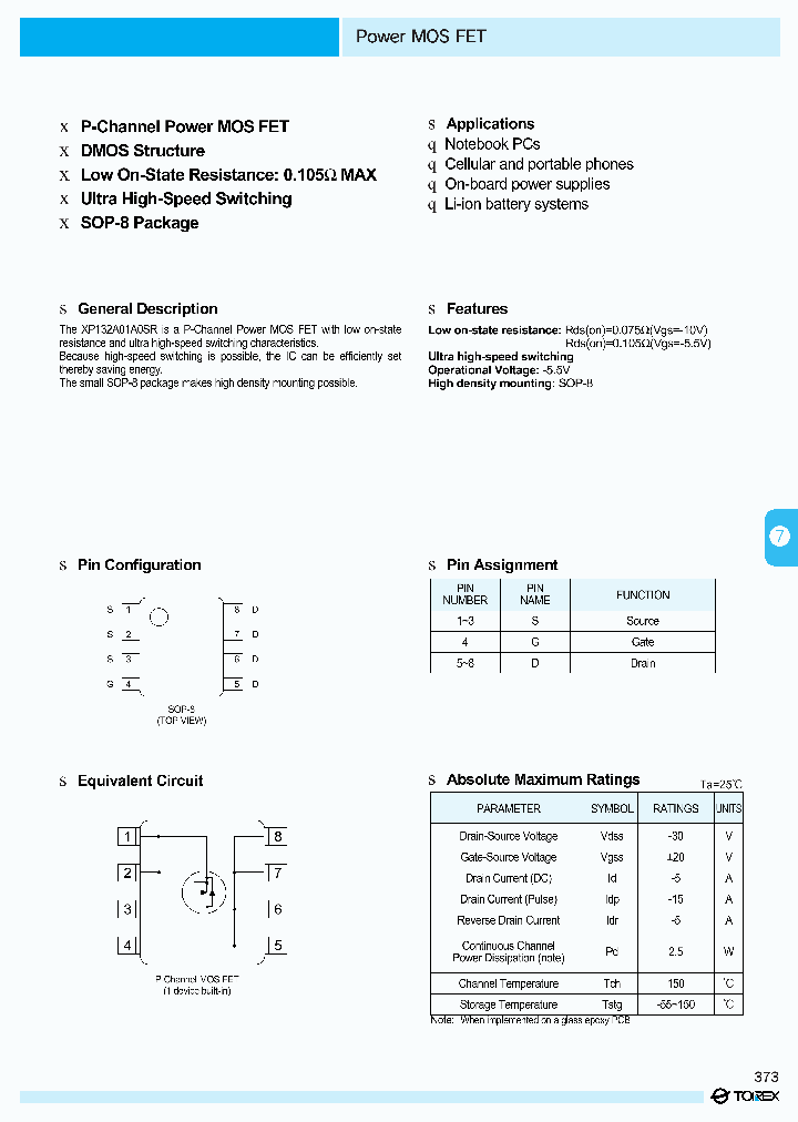 XP132A01A0SR_183709.PDF Datasheet