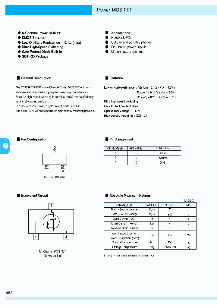 XP151A13AOMR_190558.PDF Datasheet