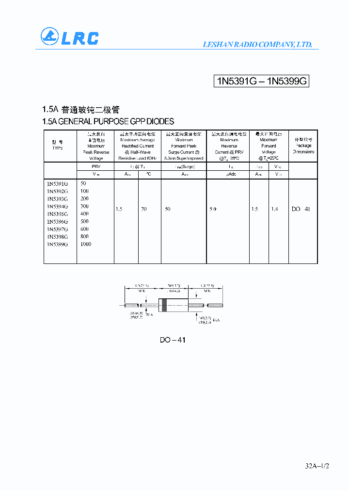 1N5394G_391398.PDF Datasheet