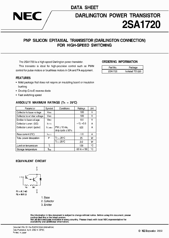 2SA1720_421891.PDF Datasheet