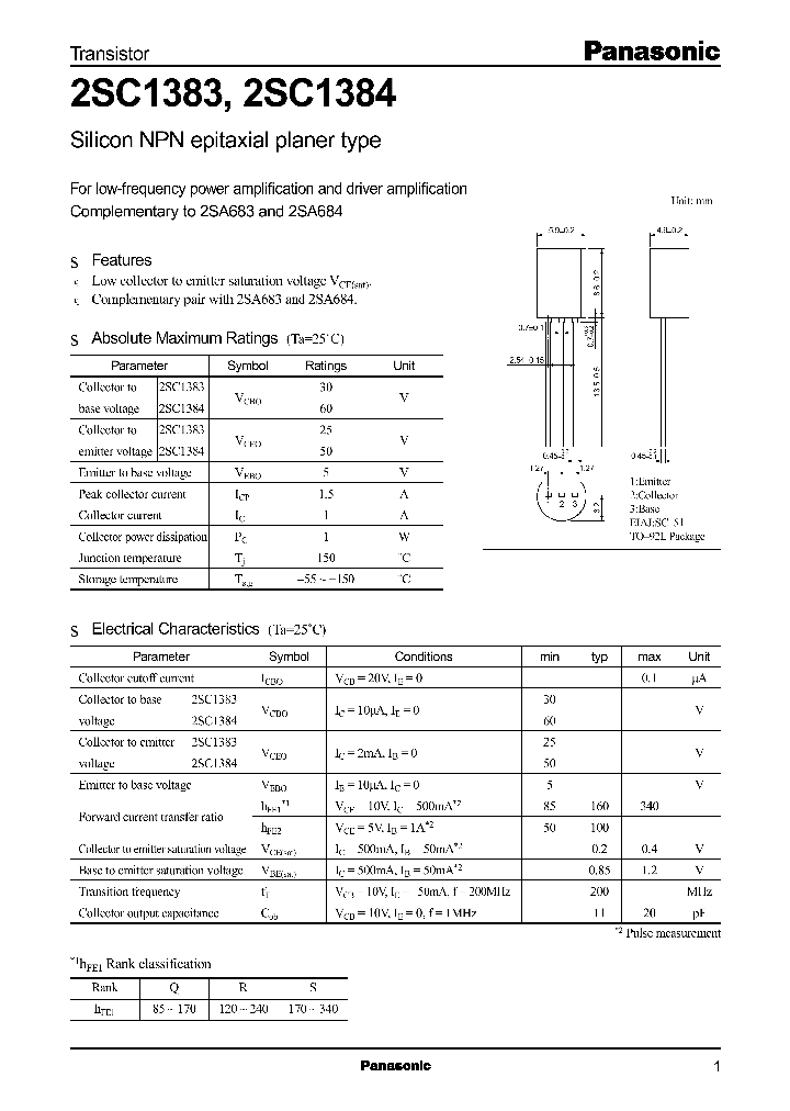 2SC1384_2586.PDF Datasheet