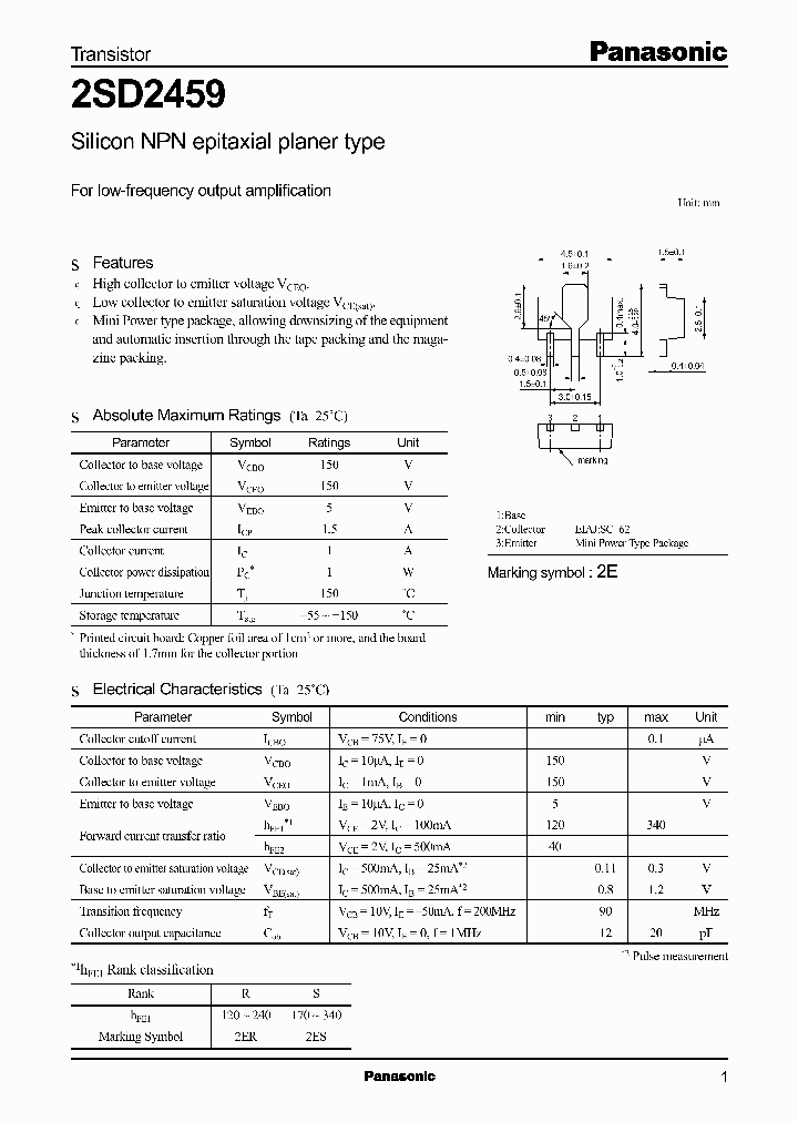 2SD2459_403296.PDF Datasheet