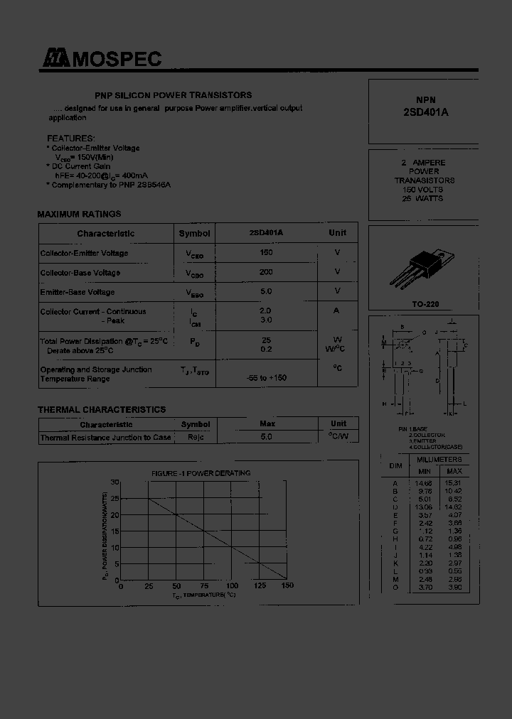 2SD401A_406190.PDF Datasheet