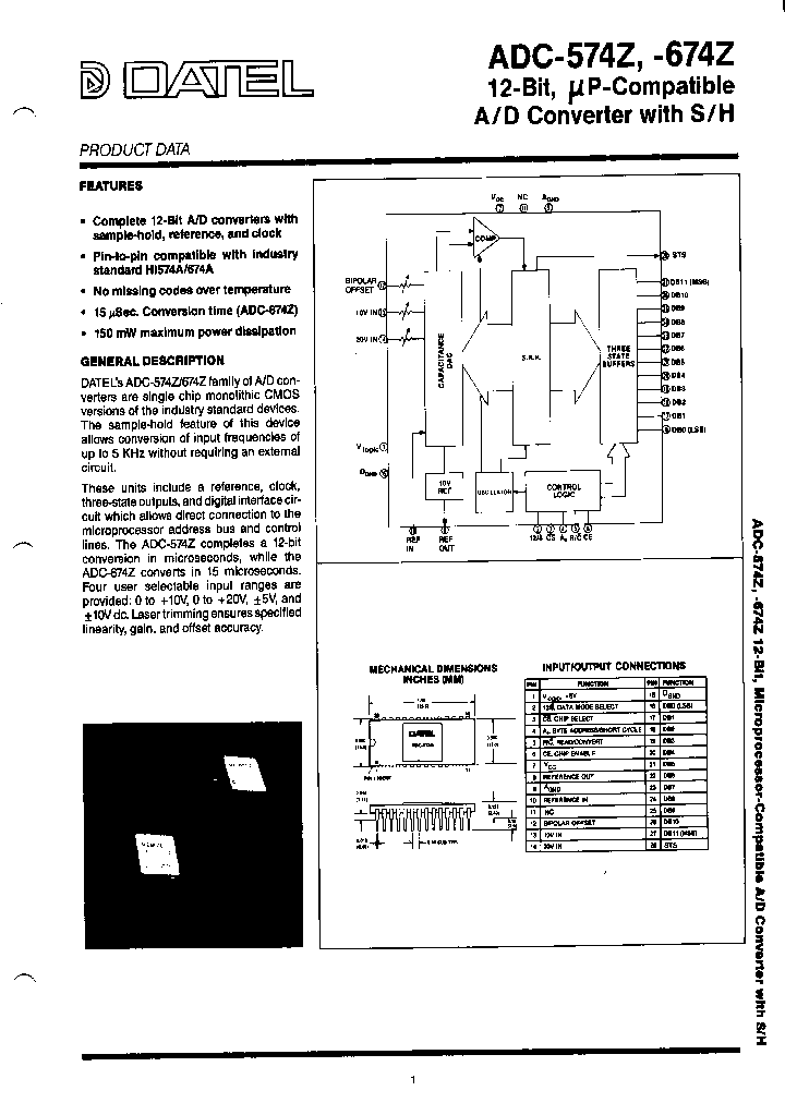 ADC-574ZA_412870.PDF Datasheet