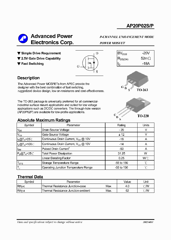 AP20P02P_392365.PDF Datasheet