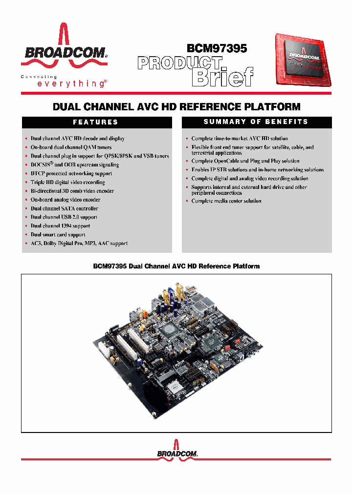 BCM97395_398425.PDF Datasheet Download --- IC-ON-LINE